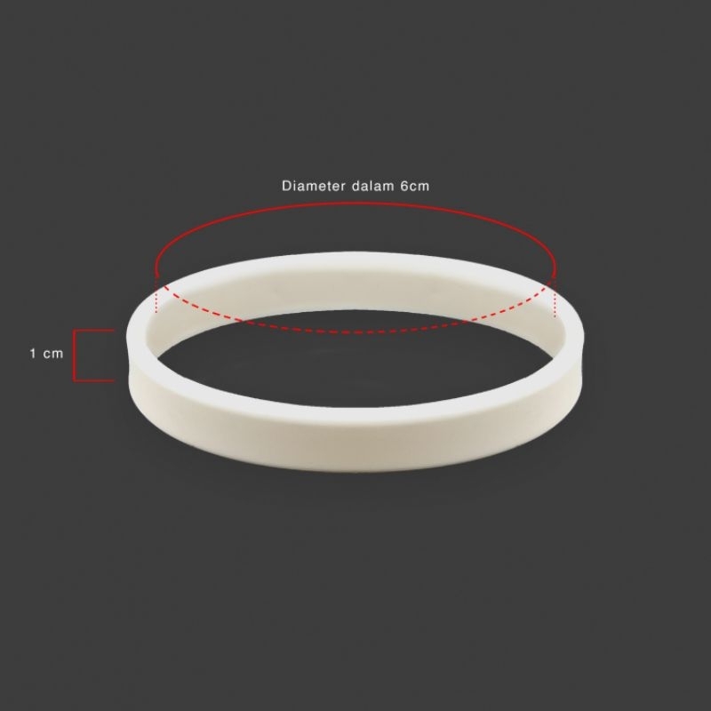 Wrisband Bracelet Rubber - Gelang Karet Distro - Gelang Karet Polos - Bracelet Rubber Sport