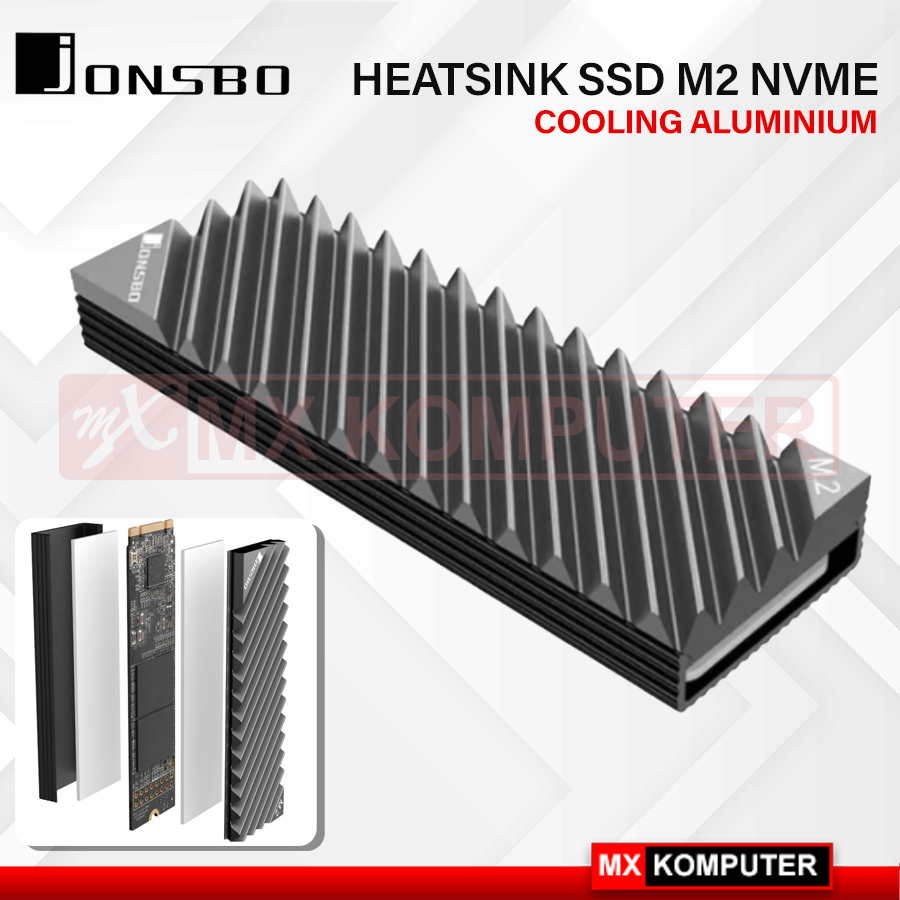 Jonsbo Heatsink M2 NVMe Cooling Aluminium Pipih