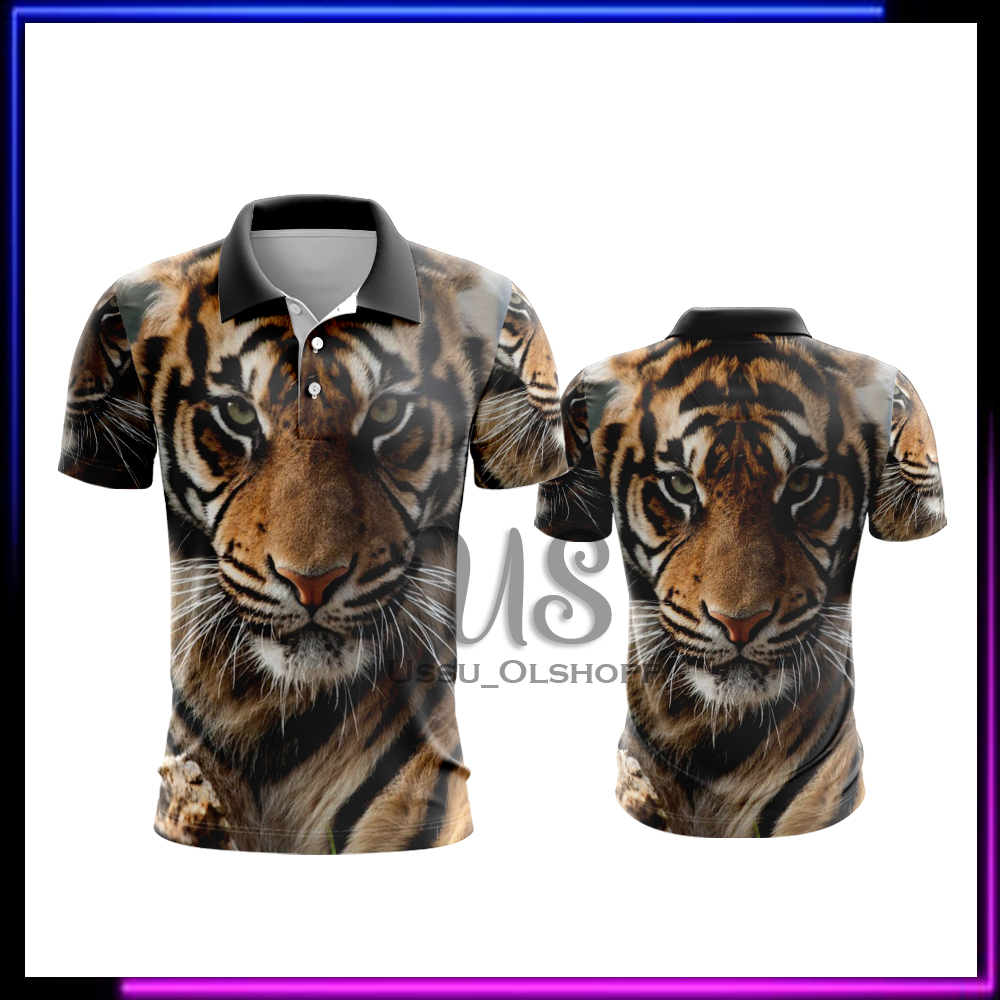 Baju Harimau | Kaos Macan Harimau | Kaos Polo Harimau | Kaos HARIMAU Kaos TIGER Kaos MACAN Fullprint