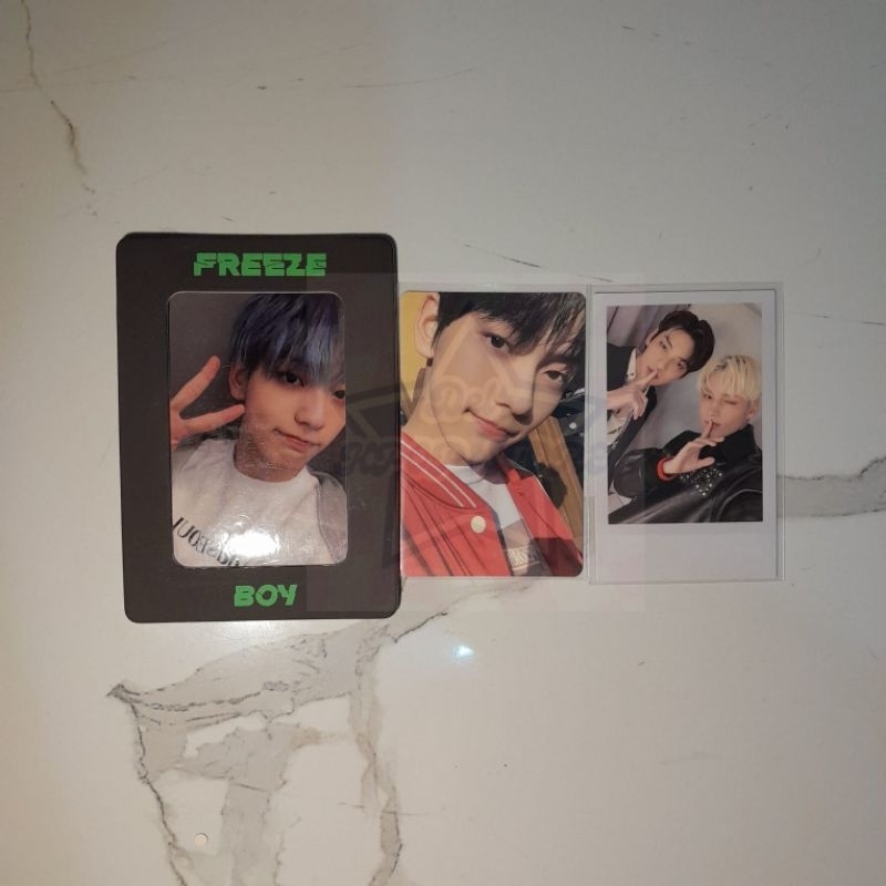 Photocard kpop official pc TXT Soobin OS Freeze, Polaroid Soobin Heuningkai, Frame Freeze Official