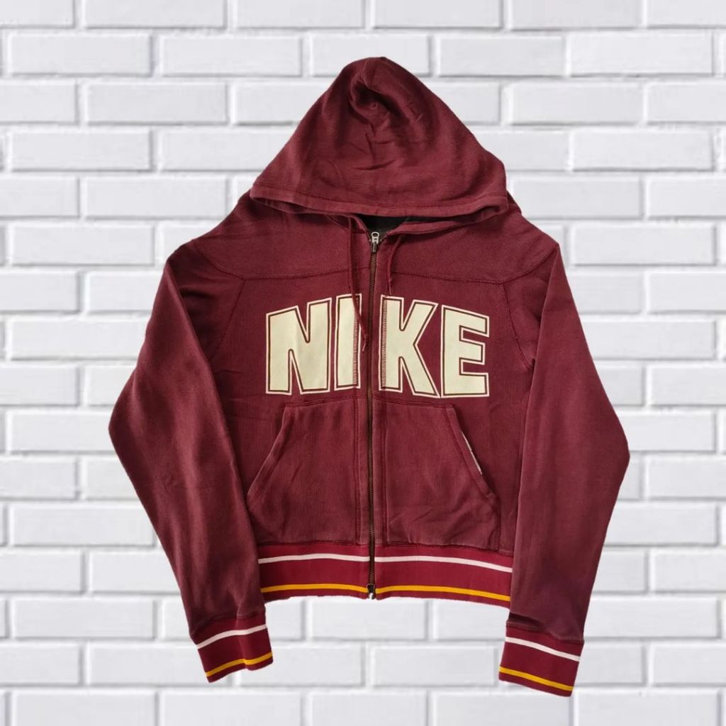 ZIP HOODIE VINTAGE NIKE REVERSIBEL, SIZE M (SECOND BRANDED) HD0043