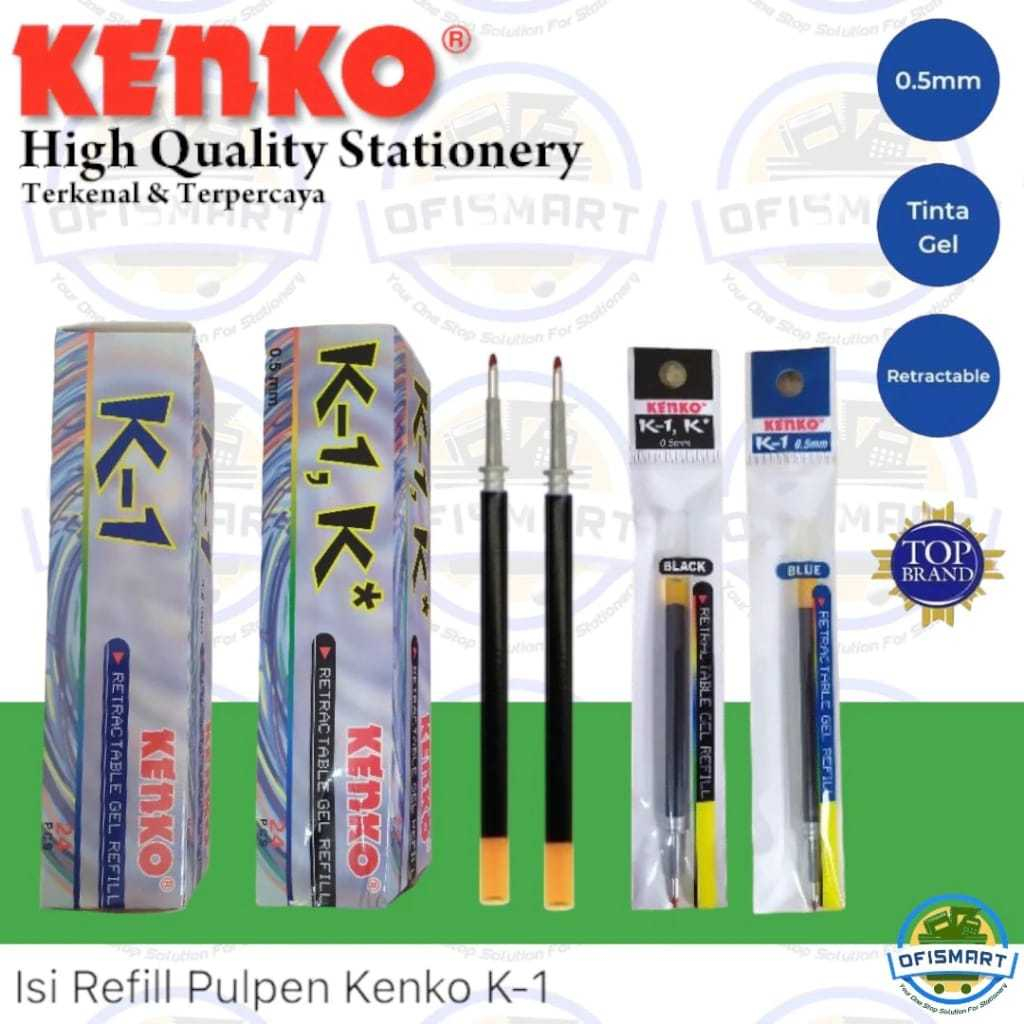 

Kenko Gel Pen Refill K1-0,5 mm | @1Ktk= 24PCs