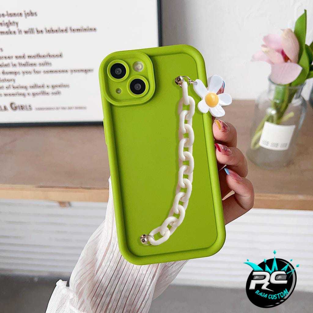 GC94 Case Casing Silikon Matte Rose daisy Chain Grip - Casing Hp Compatible For XIAOMI REDMI 8 8A PR