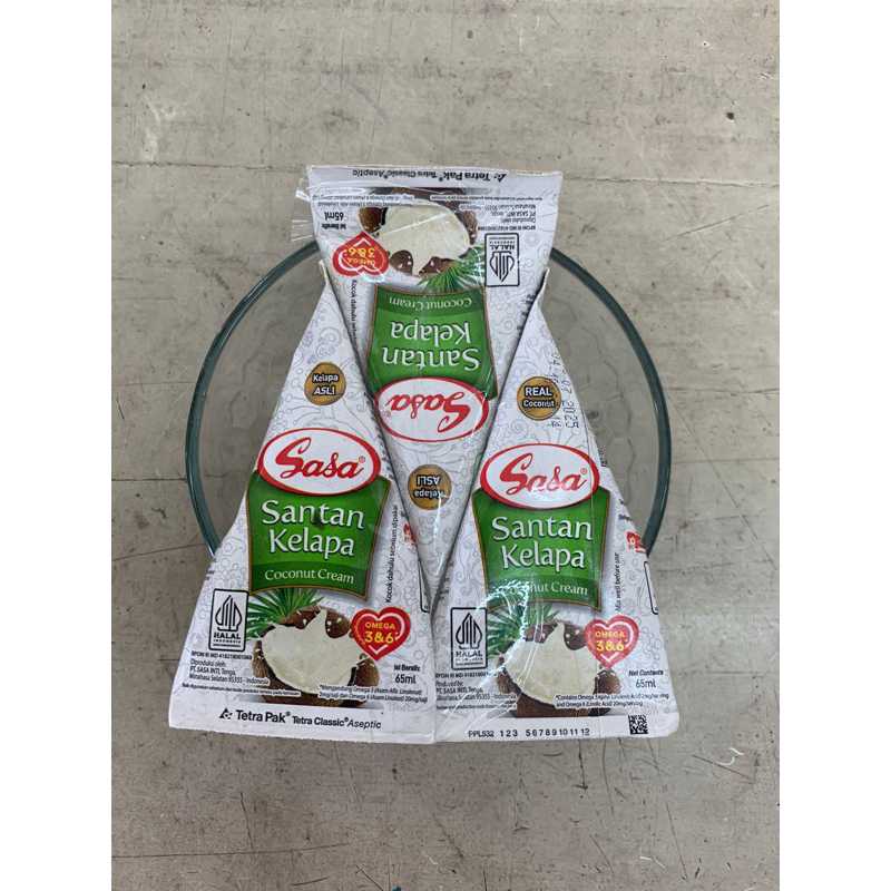

Sasa santan kelapa 3pcs free mangkok