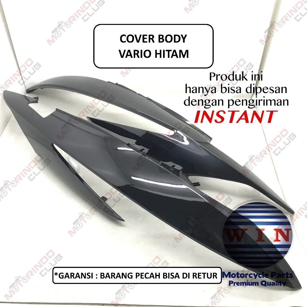 Cover Body Motor VARIO ( HITAM ) Merek WIN