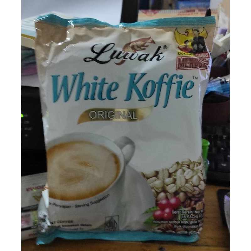 

Luwak White Coffie Original 18 Sachet