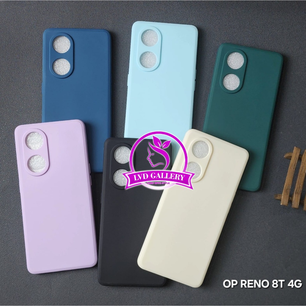 Oppo Reno 8T 4g Oppo Reno 8T 5g liquid Silicone / Macaron Square Oppo Reno 8T 4g Oppo Reno 8T 5g