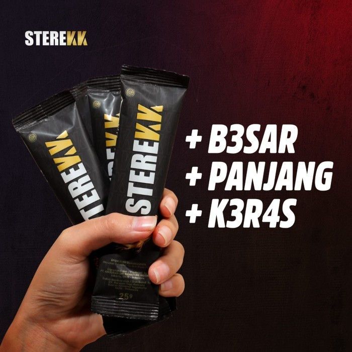 

Sterekk Coklat Stamina Minuman Serbuk Rasa Cokelat Isi 5 Sachet Ampuh Asli Original