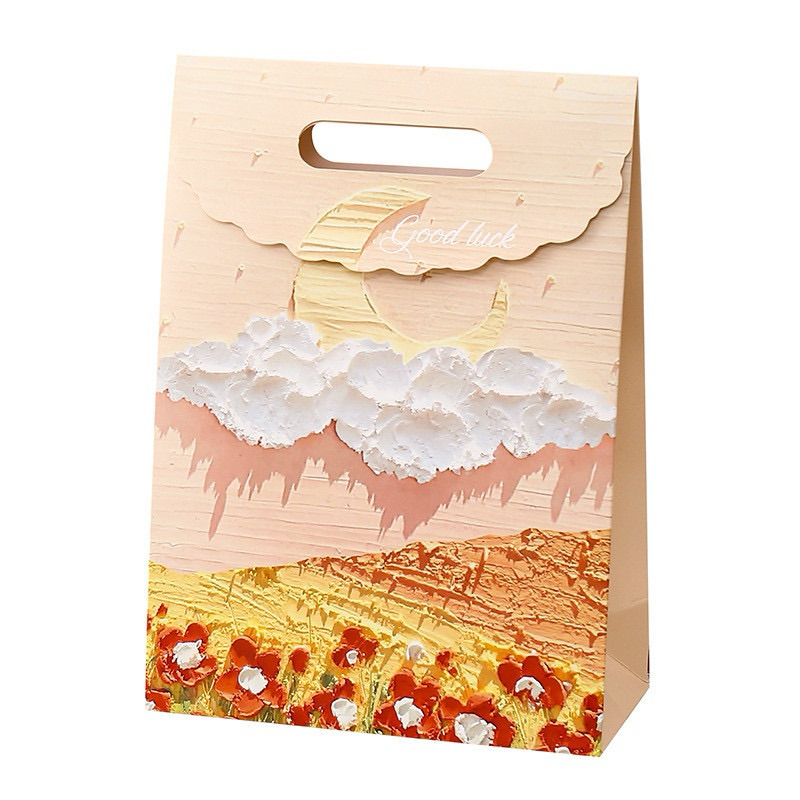 

Paper Bag/Goodie Bag/Souvenir Bag/Gift Bag Aesthetic Painting Motif