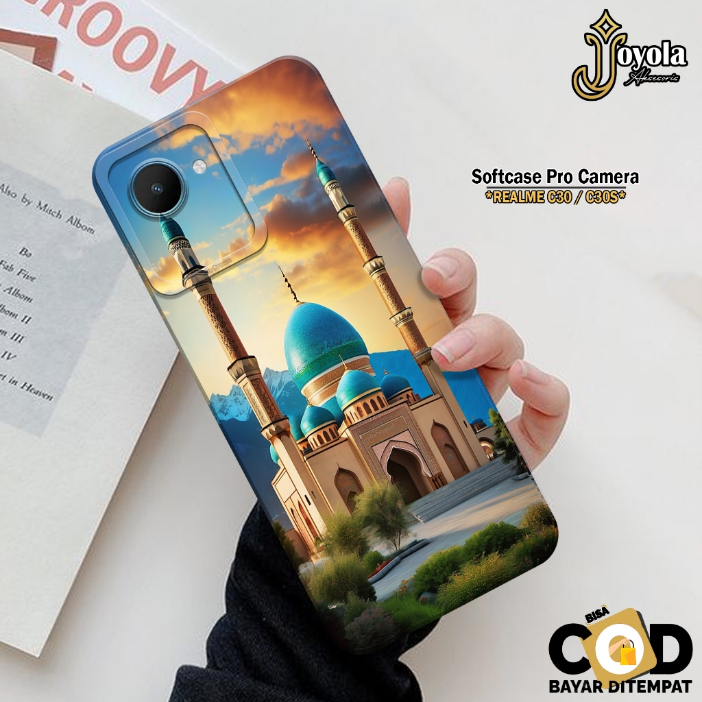 Case Hp REALME C30 / C30S - Casing Hp REALME C30 / C30S - JOYOLA - Fashion Case Masjid - Case Cewek 