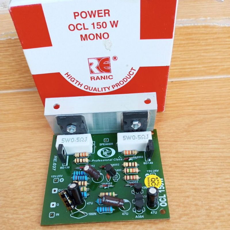 Kit Power Amplifier Ocl 150watt mono Type 083