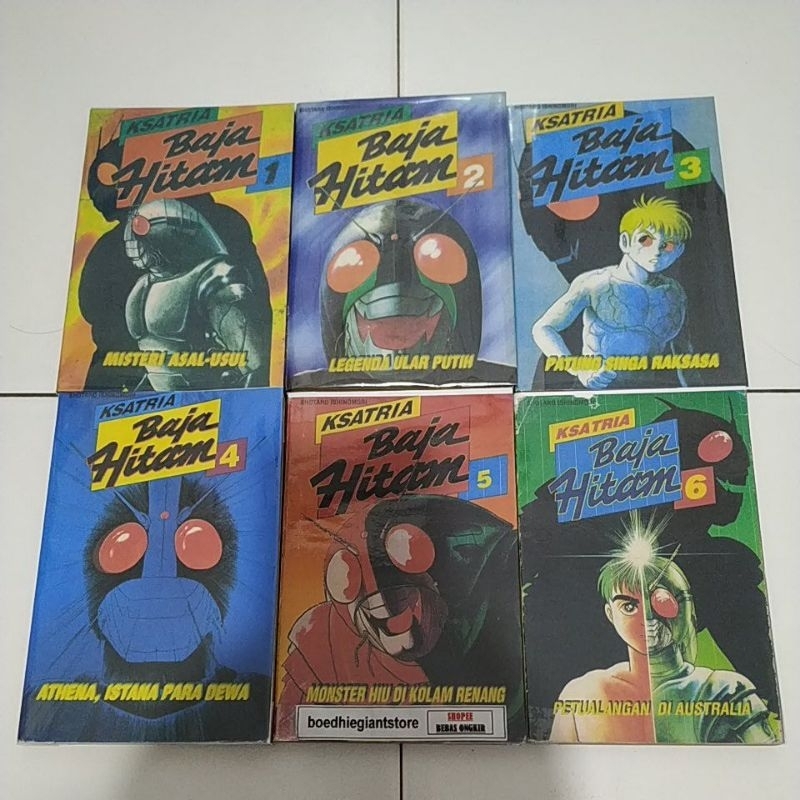 Komik Ksatria Baja Hitam 1-6 tamat, paket hemat, TS