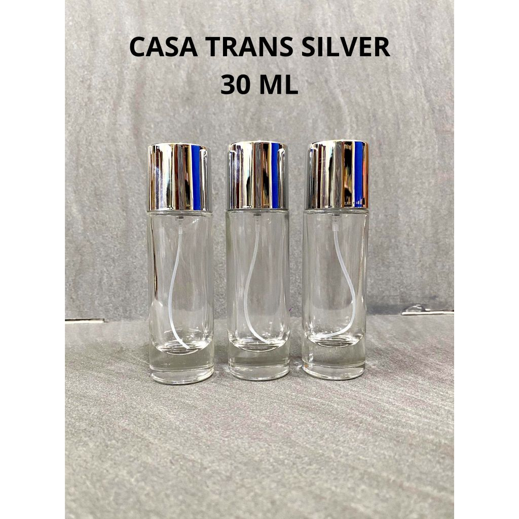 Botol Parfum Casa 30ML Silver Spray Drat - Botol Parfum Casa Drat - Botol Parfum 30ML