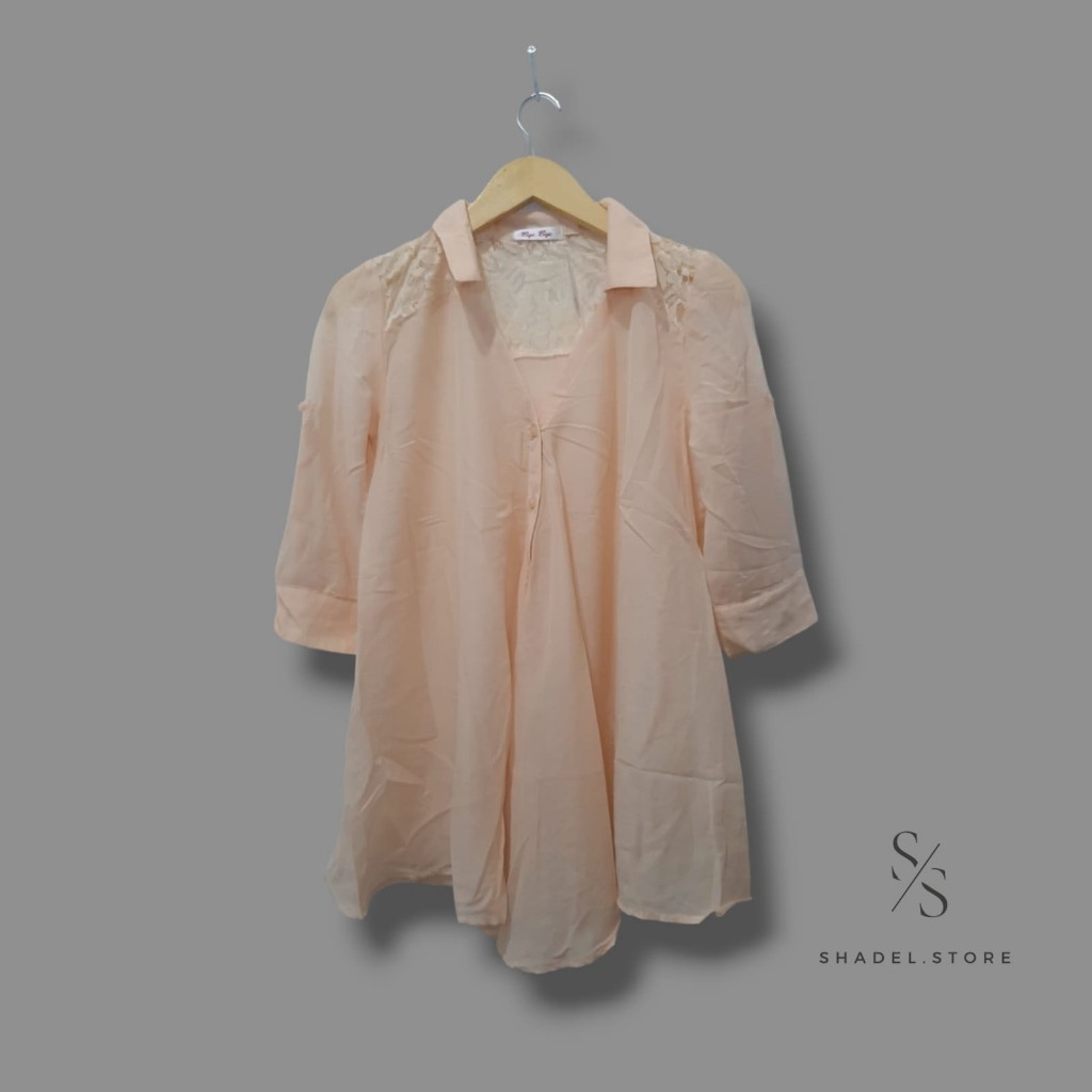 Atasan Kemeja / Blouse (Bye Bye) | shadel.store