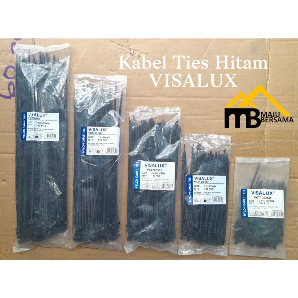 

KABEL TIES VISALUX TEBAL HITAM 100-150-200-250-300