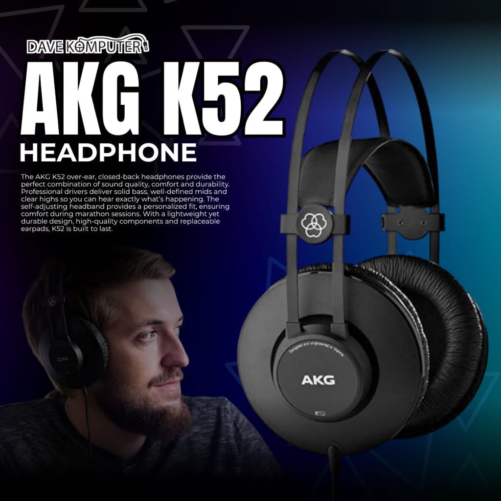 AKG K52 / K-52 / K 52 Headphone Monitoring