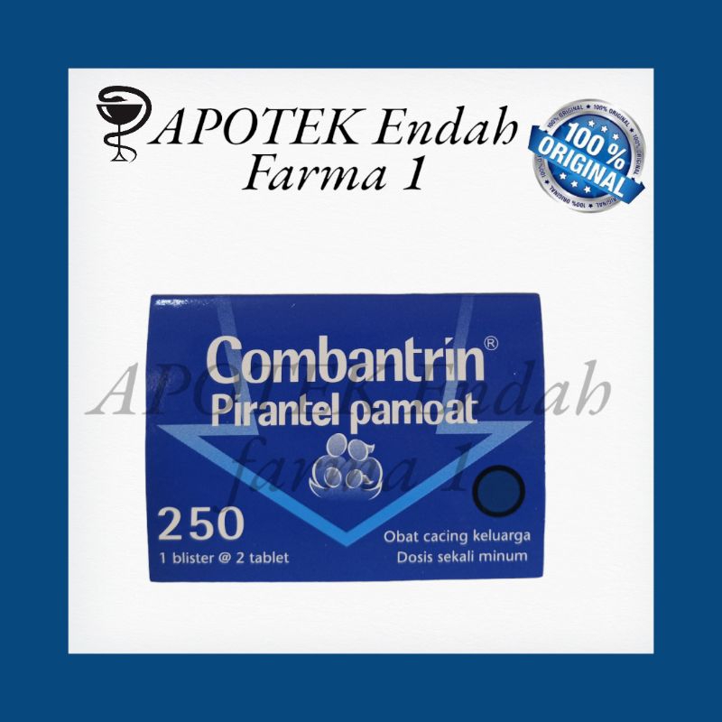 COMBANTRIN TABLET 250mg obat cacing anak dan dewasa