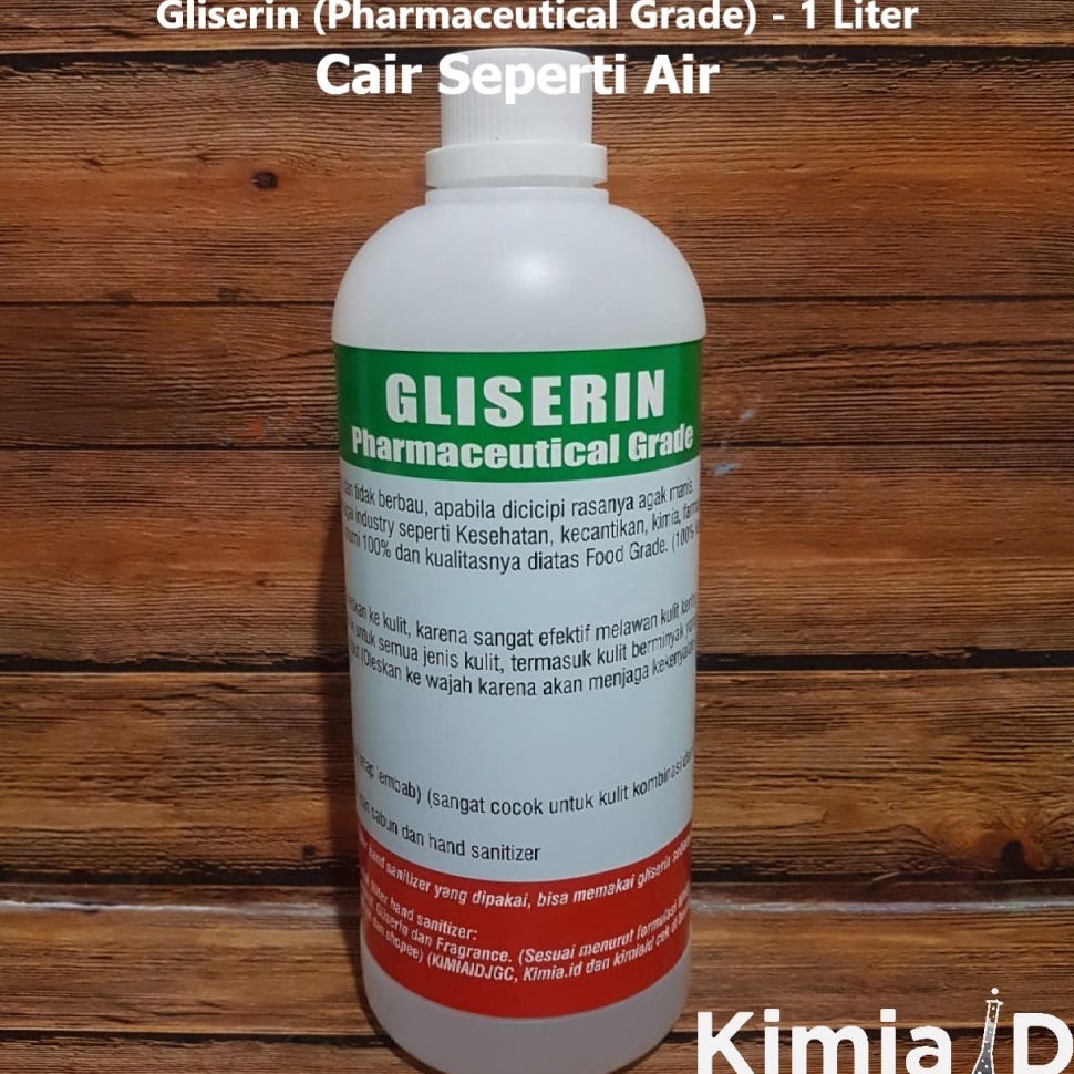 KODE T54U Gliserin 1 Liter  Vegetable Glycerin  Gliserin Nabati  Gliserol Pharmaceutical Grade