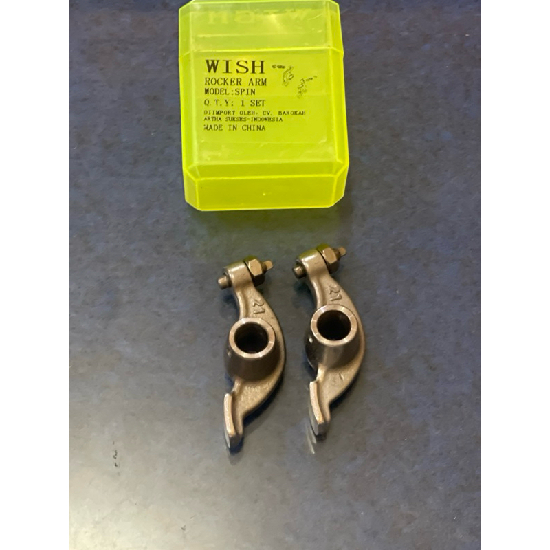 ROCKER ARM PELATUK PIANO KLEP + STELAN KLEP MOTOR SPIN SPIN 125 SKYWAVE SKYDRIVE HAYATE