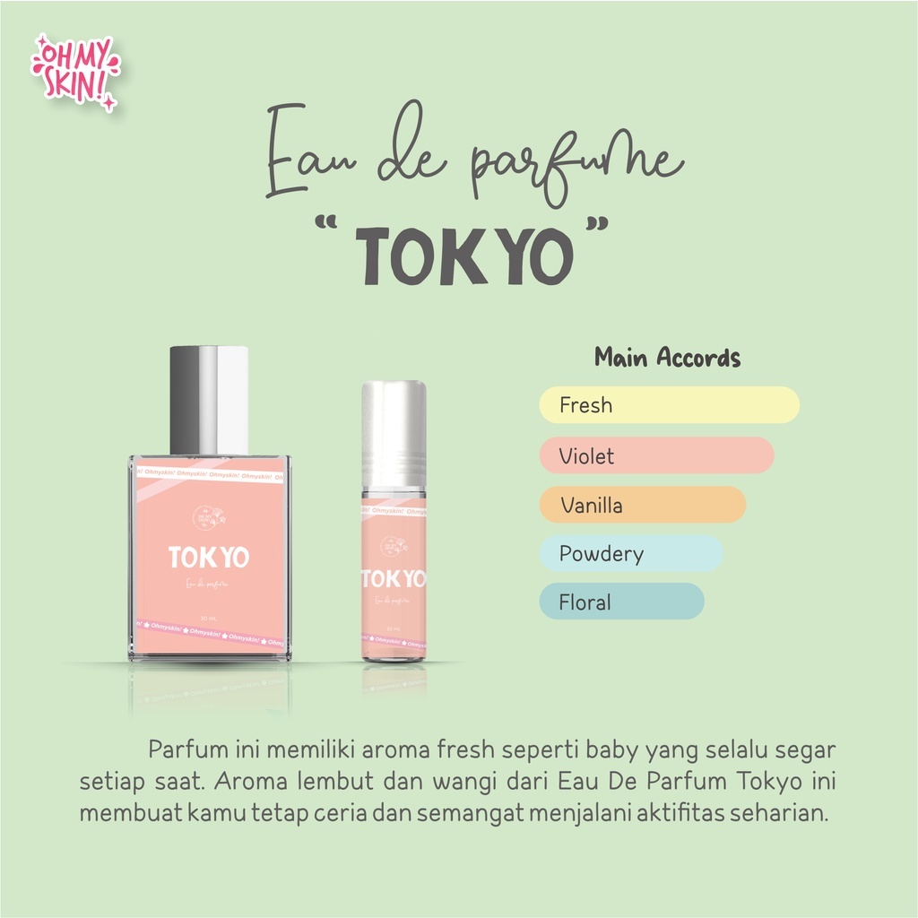 ( SBS ) Tokyo EDP Eau De Parfum Roll On and Spray Parfume Inspired Oh My Skin! Body Mist Cologn Spra