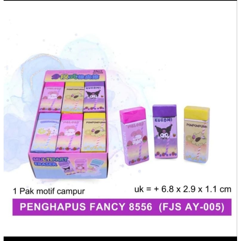 

penghapus / eraser /hapusan pencil fancy/ penghapus karakter gancy 1pcs