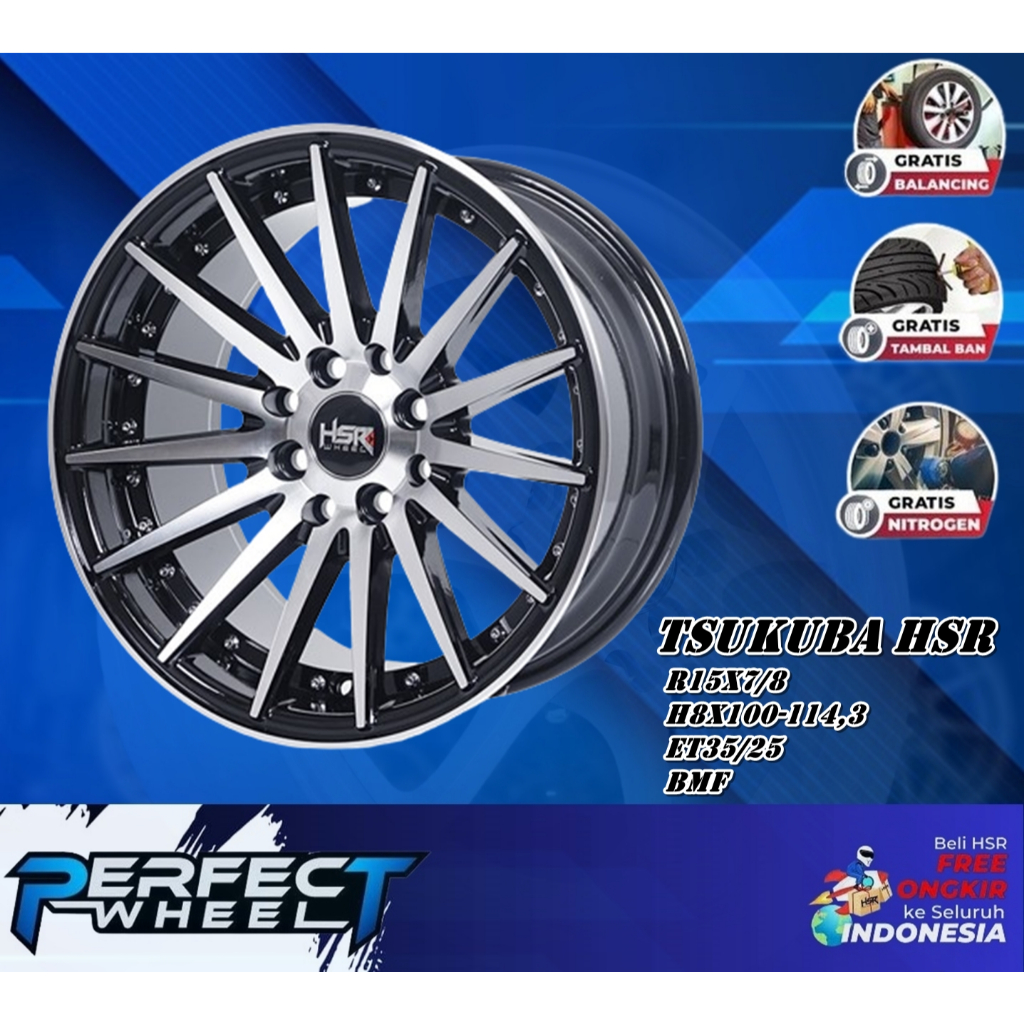 Velg Mobil Ring 15 Model Celong Hsr Tsukuba LEBAR 7 8
