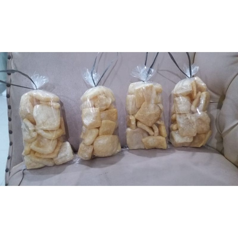 

kerupuk kulit sapi, netto 50 gram