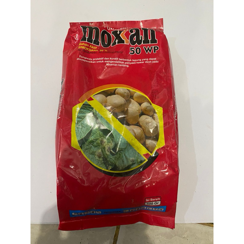 MOXAN 50WP 500gram (pencegahan dan penyembuhan BUSUK DAUN)