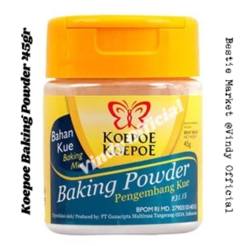 

Koepoe Baking Powder / Pengembang Kue 45gr