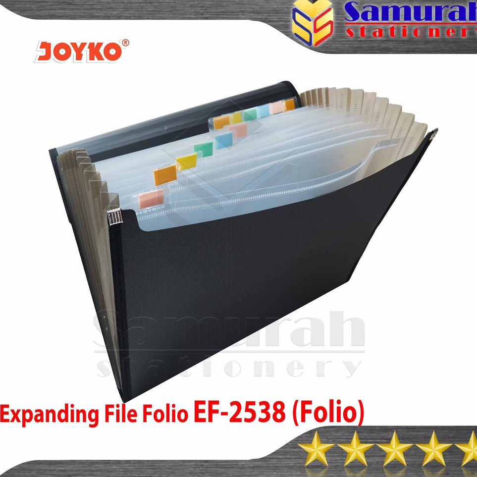 

KODE T8K9 Expanding File Joyko Ukuran Folio EF2538 Map Dompet Plastik Sekat Berkas Laporan F4 EF 2538