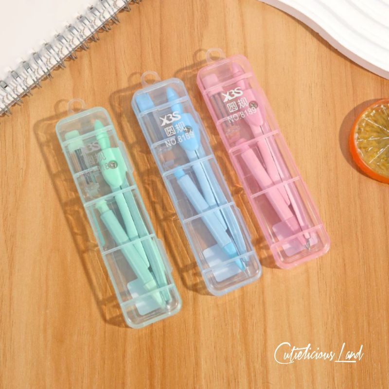 

CutieliciousLand | JANGKA - Jangka Besi /Jangka Besi Alat Sekolah Anak / Jangka Warna Pastel
