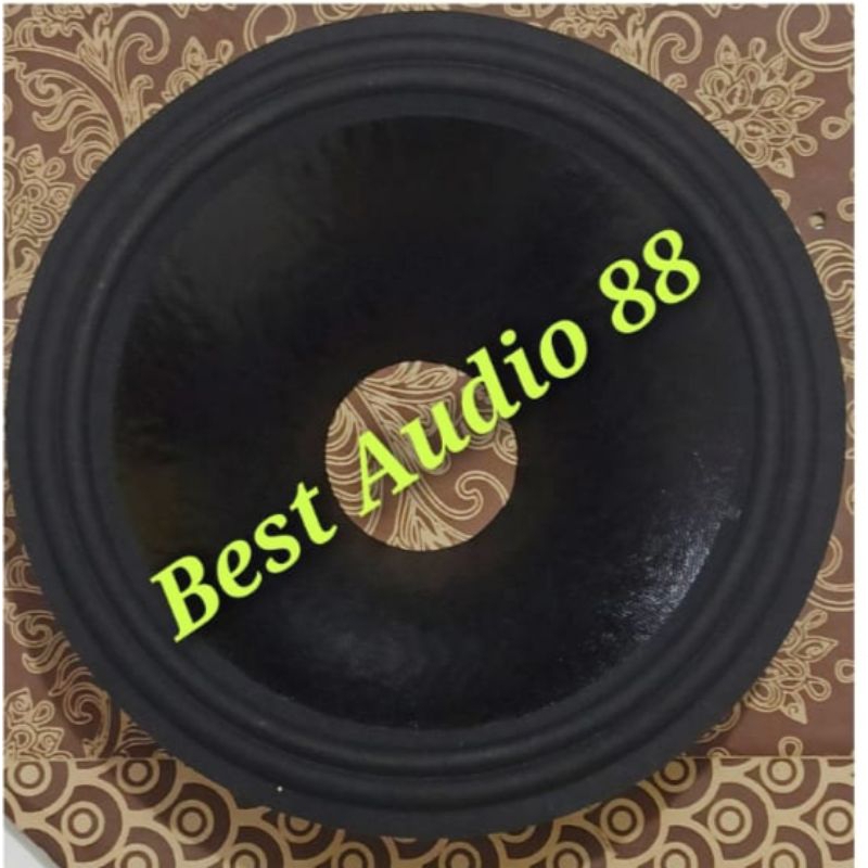 Daun kertas speaker 10inch 10 inch FR2 coating polos kulit jeruk Voice 60.5mm tinggi 7.5cm
