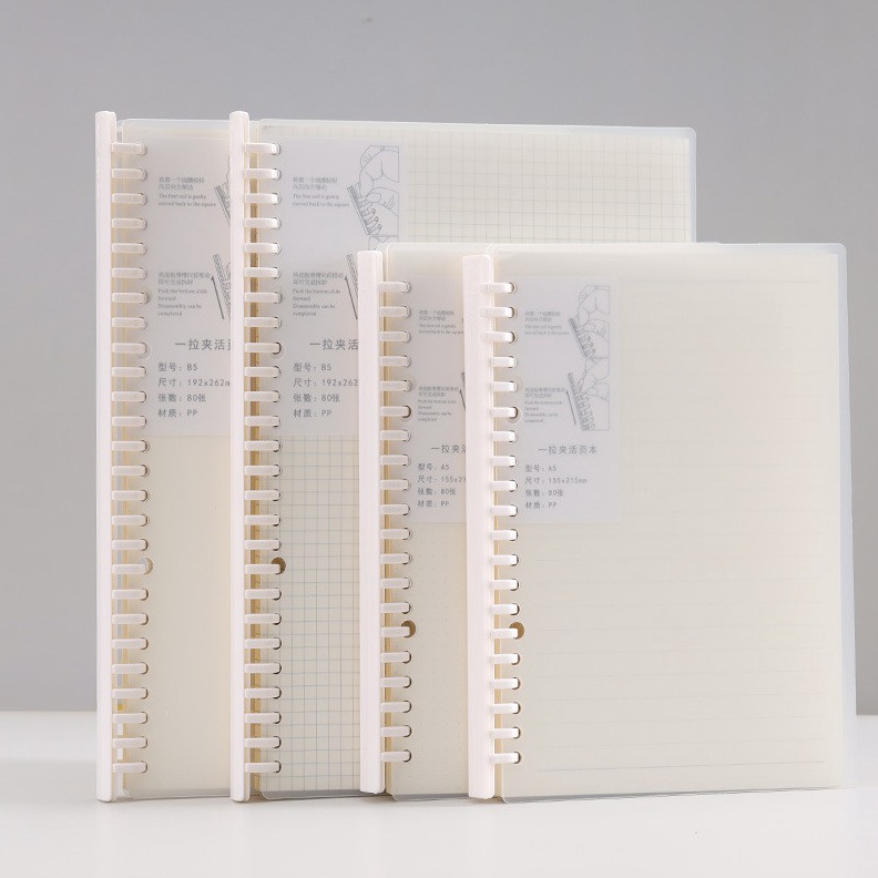 

KODE N9S3 Binder Note Spiral Ring Model Garis Polos Dotted Grid A5 B5 8 lembar