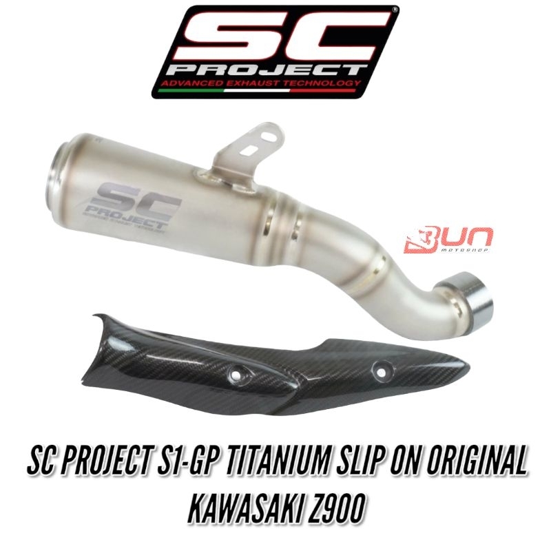 SC PROJECT S1 GP S1GP TITANIUM SLIP ON Original Kawasaki Z900 Z 900