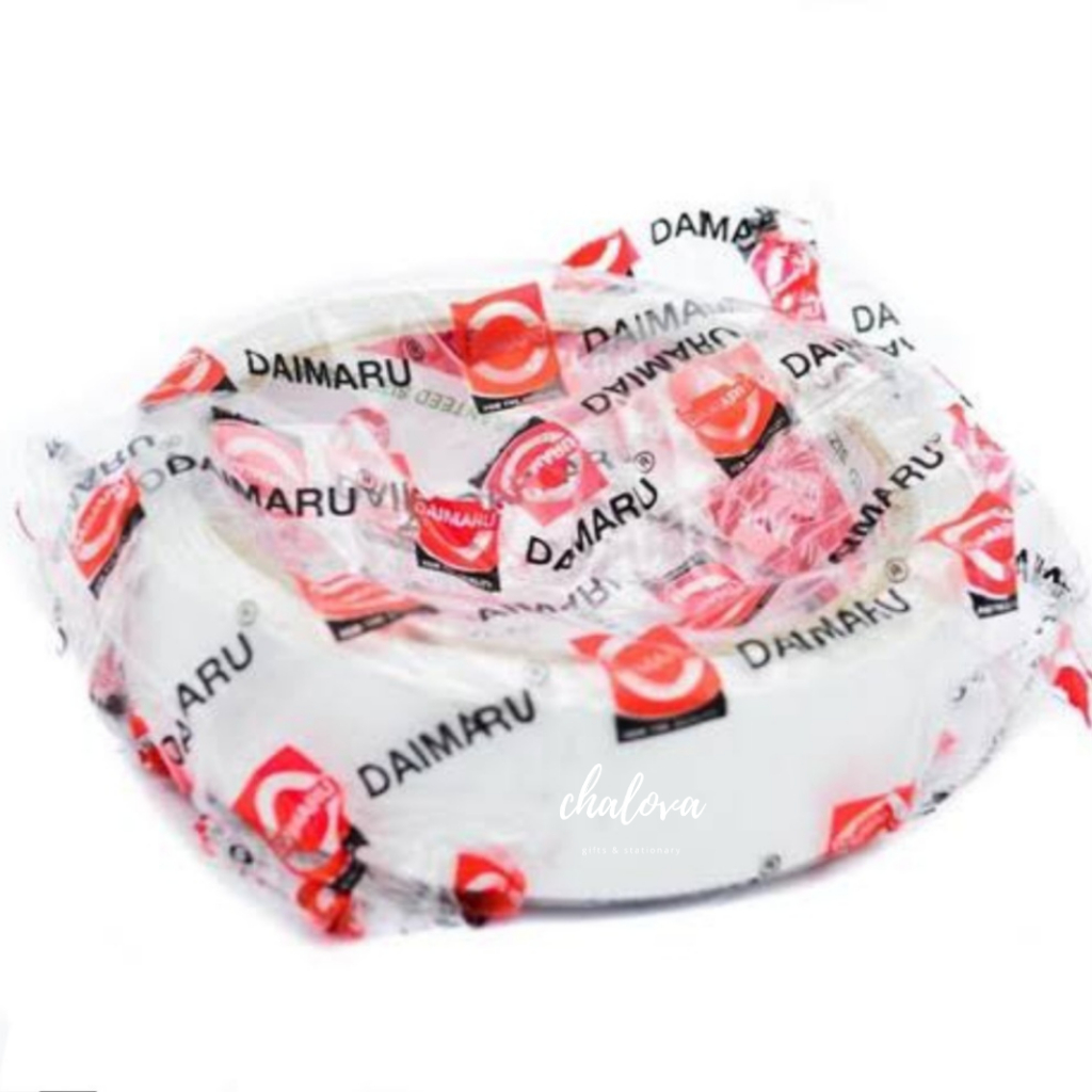 

[PCS] DOUBLE TAPE DAIMARU 1 INCH (24MM X 12M) / ISOLASI BOLAK BALIK DAIMARU