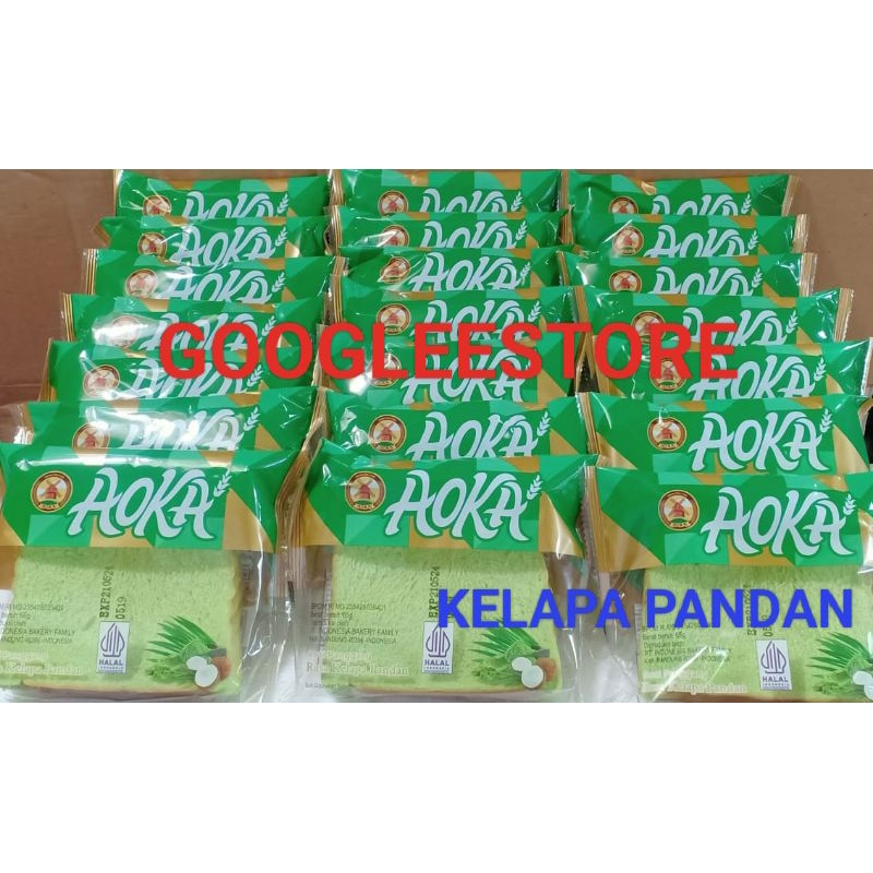 

AOKA ROTI VIRAL [TERLARIS] rasa KELAPA PANDAN Lumer di mulut yummy..