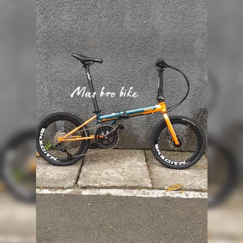 sepeda lipat fnhon storm 2 x 10 speed groupset L-two termurah