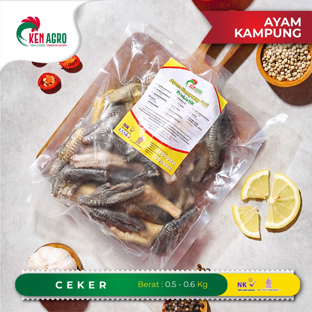 

Ken Agro Ayam Kampung Probiotik Ceker Kaki 0.5-0.6 kg Frozen