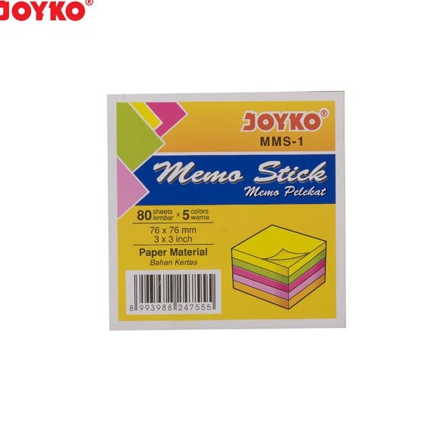 

Boom Joyko Sticky Note Warna Warni MMS 1