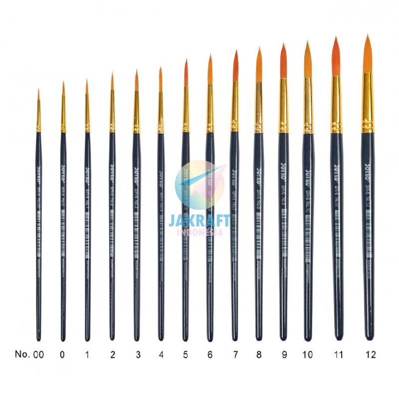 

WOW 1 Pcs Kuas Lukis Round Brush JOYKO BR6 Serbaguna Segala Cat Air Minyak Poster Acrylic