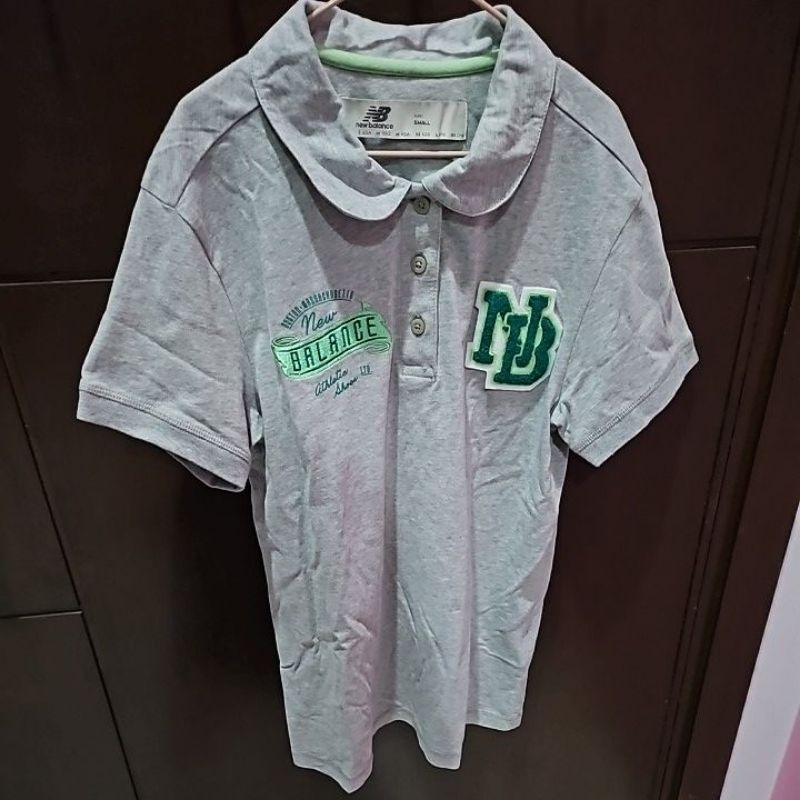 PRELOVED-NEW BALANCE-Polo shirt anak cewek uk.S