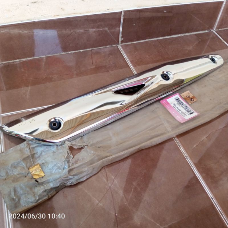 cover knalpot pelindung knalpot Honda supra x125 lama kode 18355-KPH-700 original ahm