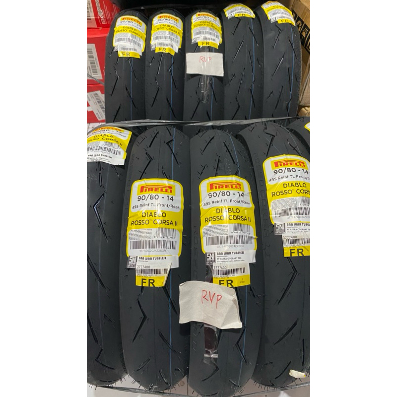 Ban Tubeles Ban Pirelli Diablo Rosso Corsa 2 Ring 14 90/80