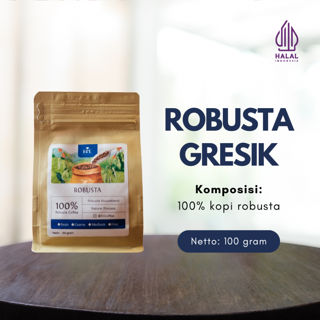 

Kopi Robusta Gresik 100 gram