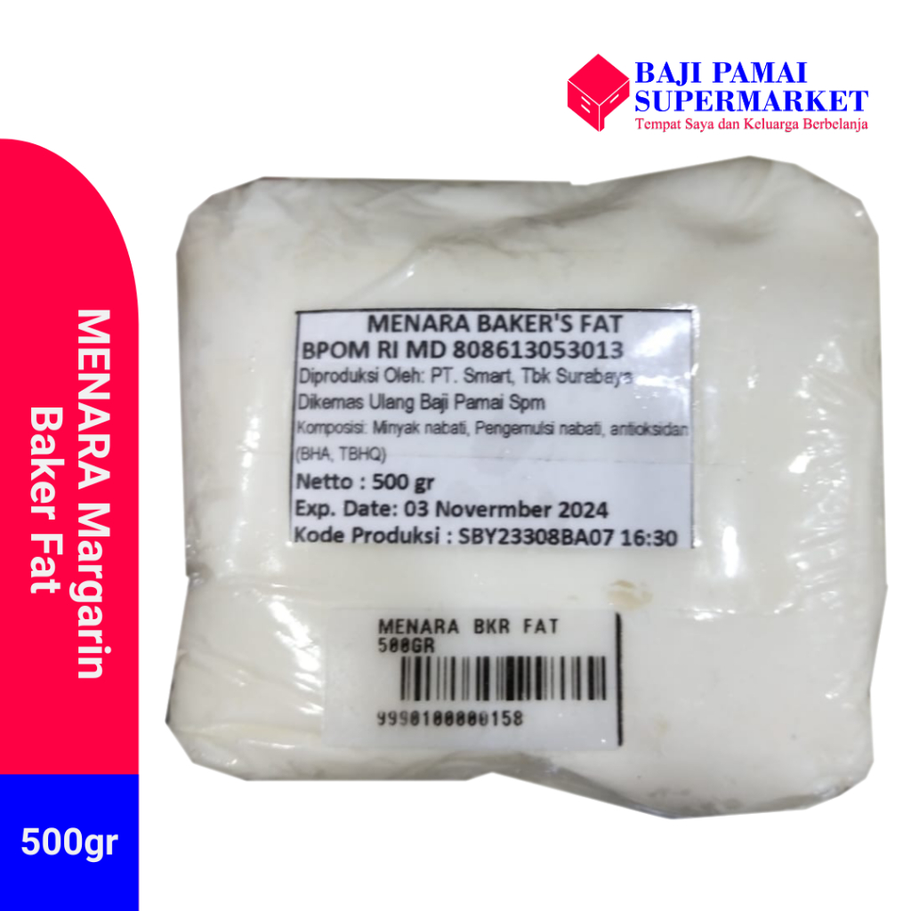 

Menara Margarine Baker's Fat 500gr