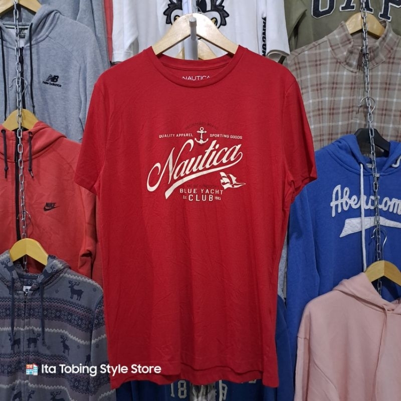 Kaos NAUTICA Merah