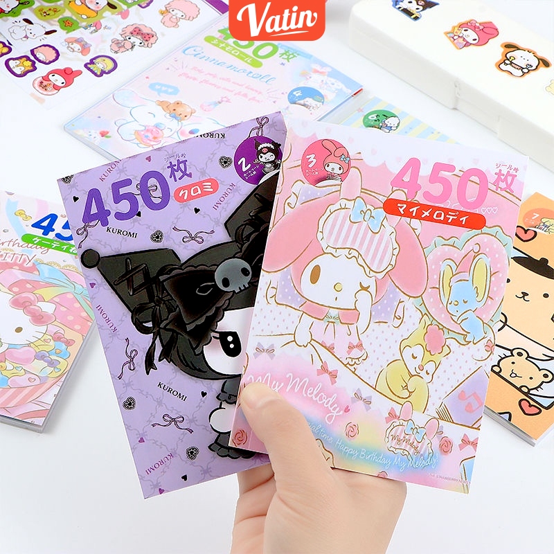 

450PCS ticker /buku san-rio stiker lucu/450pcs San-rio Kartun San-rio Kuromi Lucu Untuk DIY Scrapbook / Jurnal / Diary-Vatin_Shop