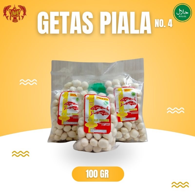 

Getas Super ikan tenggiri khas Bangka cap Piala No. 4, 100gr