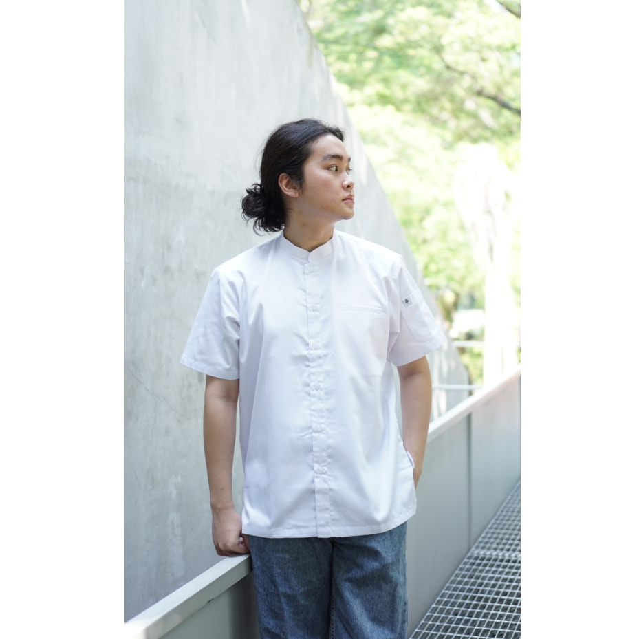 "Copenhagen" Style Chef Jacket / Seragam Kitchen / Chef Jacket Aksara