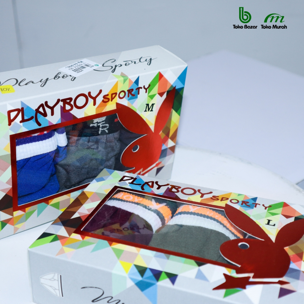 Playboy Sporty Celana Dalam Pria | CD Pria isi 3 | Pakaian Dalam Pria